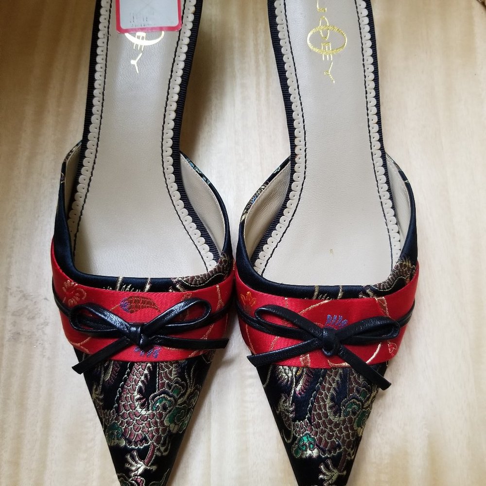 Joey O Satin Flats